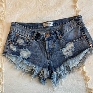 ONE TEASPOON BONITAS DENIM SHORT